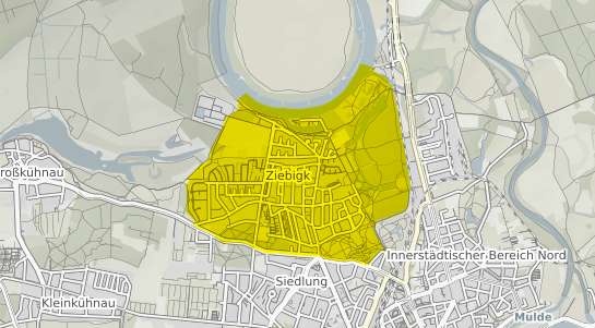 Immobilienpreisekarte Dessau-Ro&szlig;lau Ziebigk